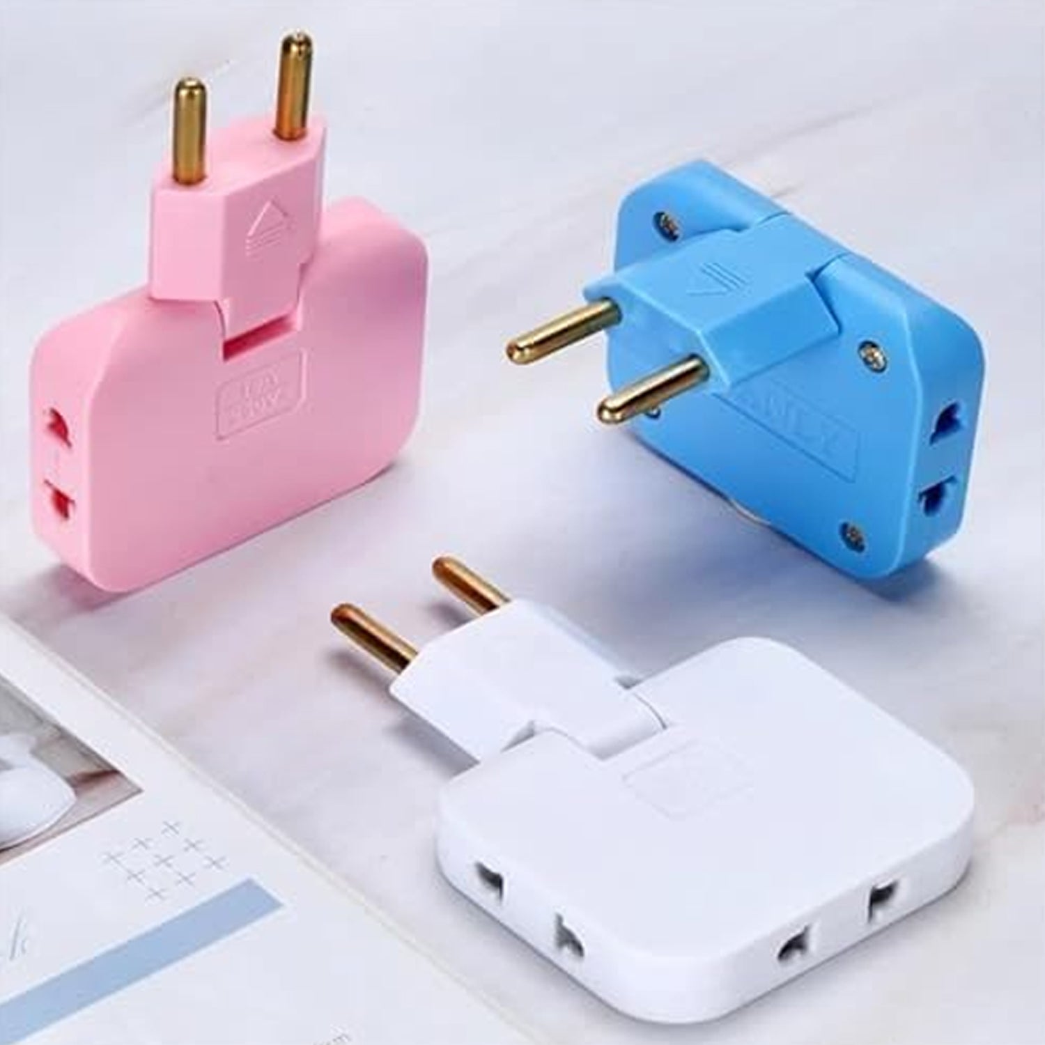 Wireless 3in1 Foldable Wall Plug Socket Wireless 3in1 Foldable Wall Plug Socket